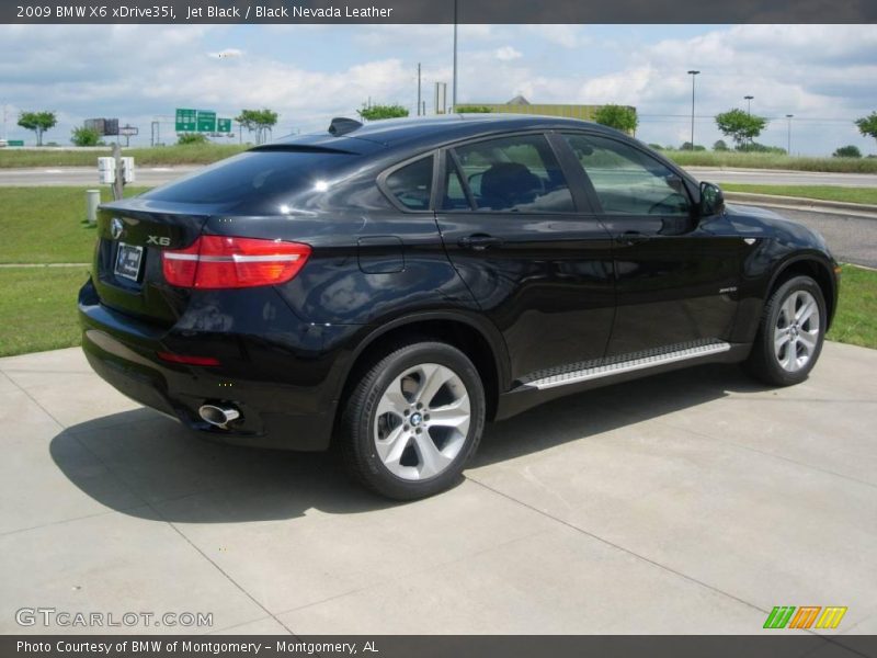 Jet Black / Black Nevada Leather 2009 BMW X6 xDrive35i