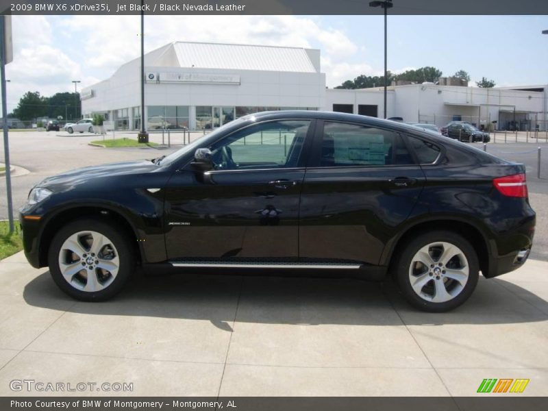 Jet Black / Black Nevada Leather 2009 BMW X6 xDrive35i