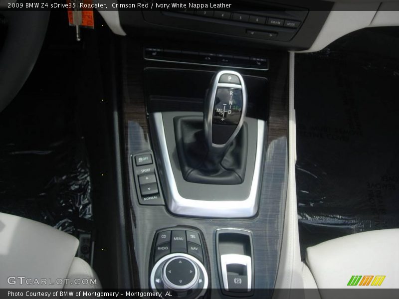 Crimson Red / Ivory White Nappa Leather 2009 BMW Z4 sDrive35i Roadster