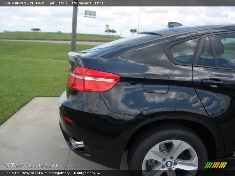 Jet Black / Black Nevada Leather 2009 BMW X6 xDrive35i