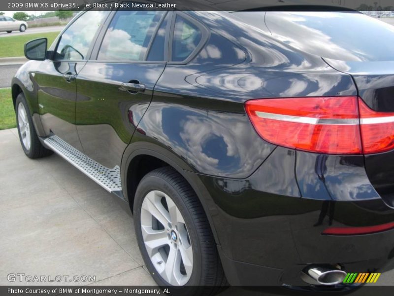 Jet Black / Black Nevada Leather 2009 BMW X6 xDrive35i