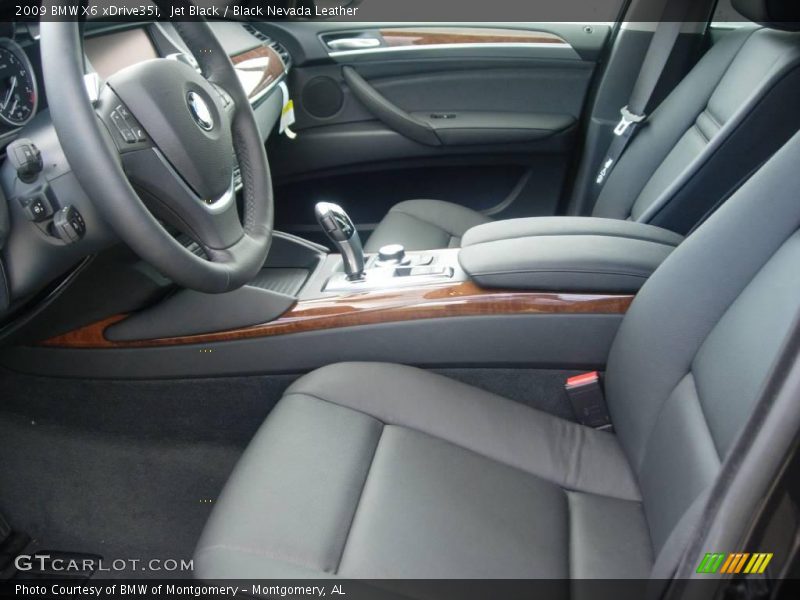 Jet Black / Black Nevada Leather 2009 BMW X6 xDrive35i