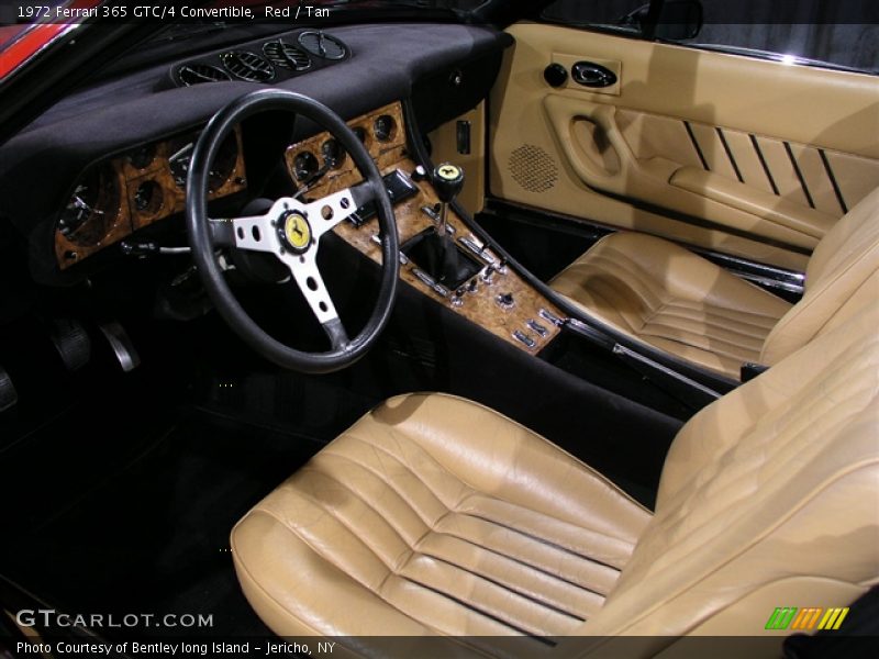 Red / Tan 1972 Ferrari 365 GTC/4 Convertible