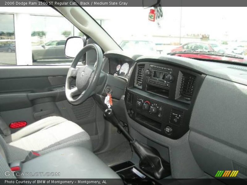 Black / Medium Slate Gray 2006 Dodge Ram 1500 ST Regular Cab