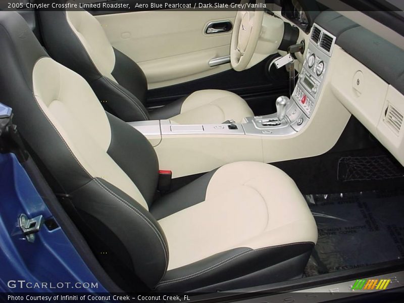 Aero Blue Pearlcoat / Dark Slate Grey/Vanilla 2005 Chrysler Crossfire Limited Roadster