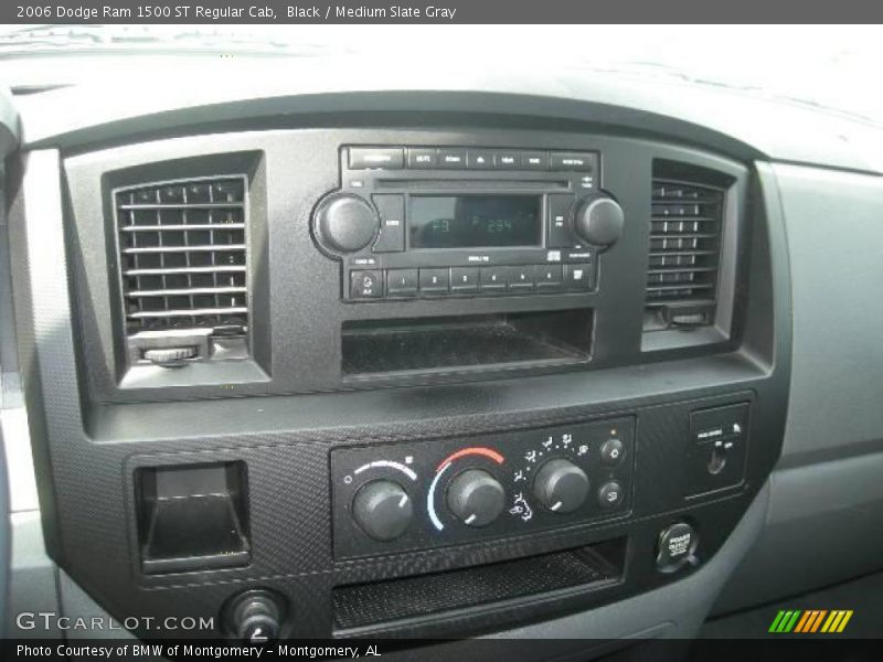 Black / Medium Slate Gray 2006 Dodge Ram 1500 ST Regular Cab