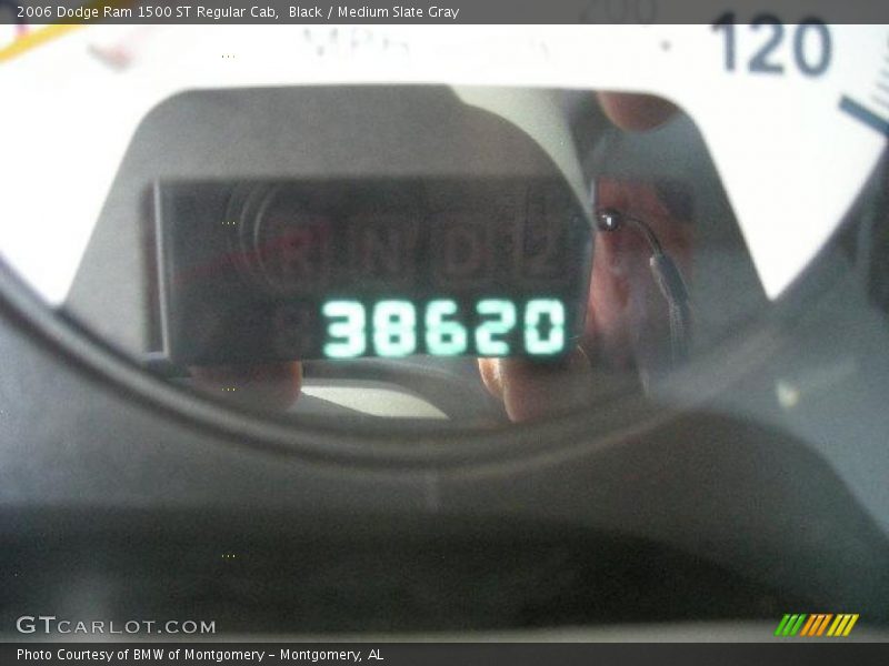 Black / Medium Slate Gray 2006 Dodge Ram 1500 ST Regular Cab