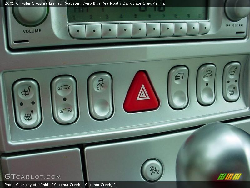 Aero Blue Pearlcoat / Dark Slate Grey/Vanilla 2005 Chrysler Crossfire Limited Roadster