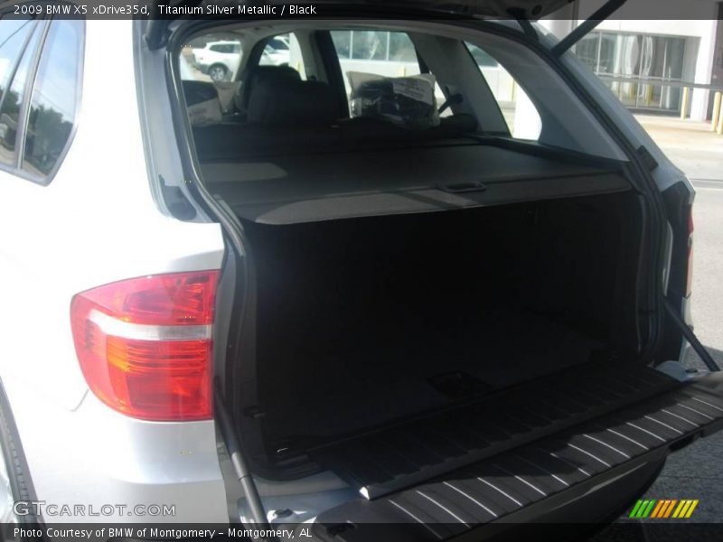 Titanium Silver Metallic / Black 2009 BMW X5 xDrive35d