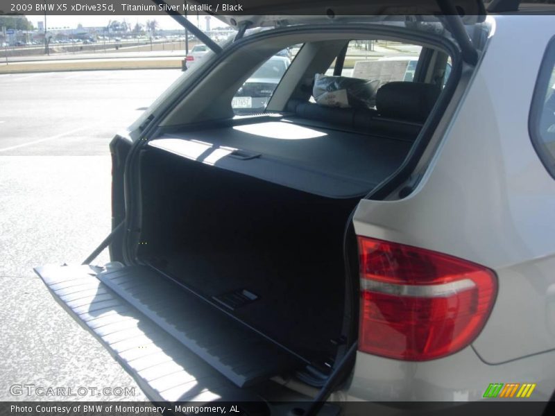Titanium Silver Metallic / Black 2009 BMW X5 xDrive35d