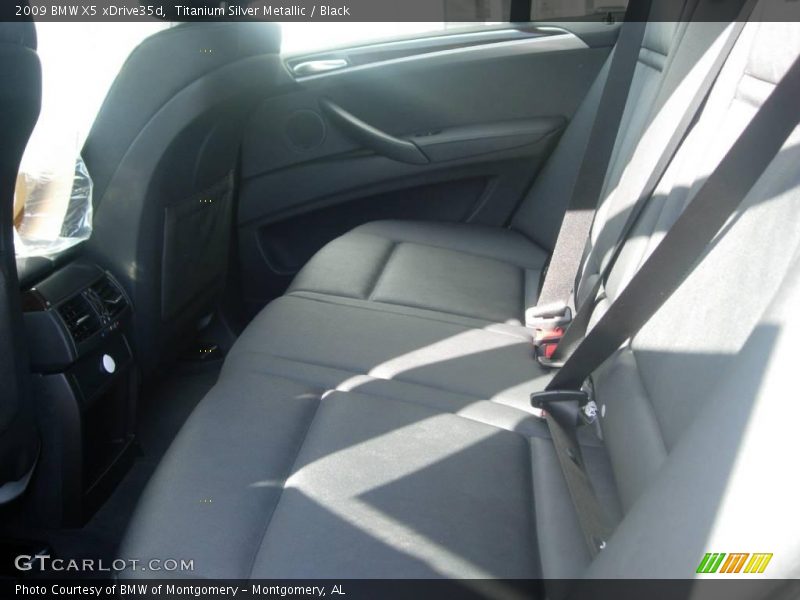 Titanium Silver Metallic / Black 2009 BMW X5 xDrive35d