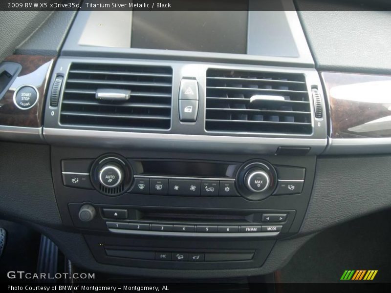 Titanium Silver Metallic / Black 2009 BMW X5 xDrive35d