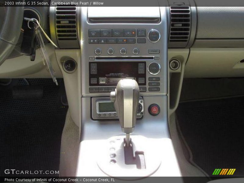 Caribbean Blue Pearl / Willow 2003 Infiniti G 35 Sedan