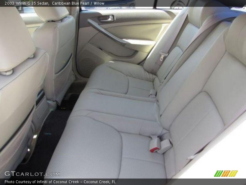 Caribbean Blue Pearl / Willow 2003 Infiniti G 35 Sedan