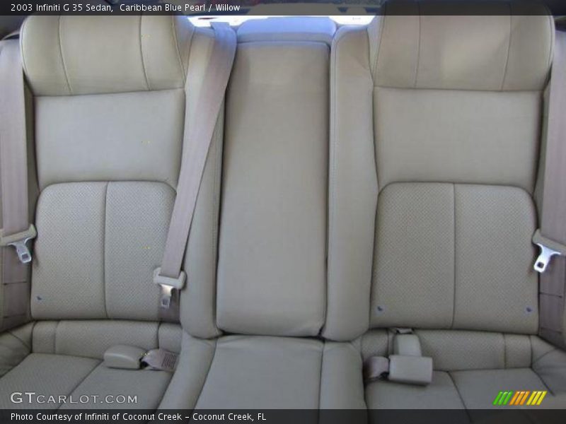 Caribbean Blue Pearl / Willow 2003 Infiniti G 35 Sedan