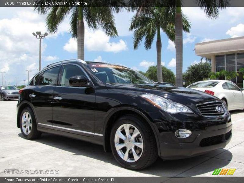 Black Obsidian / Graphite 2008 Infiniti EX 35