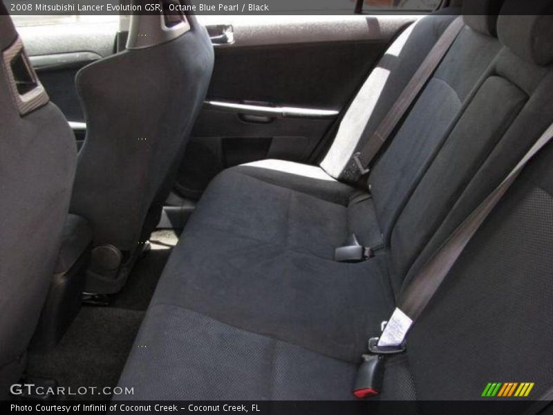 Octane Blue Pearl / Black 2008 Mitsubishi Lancer Evolution GSR