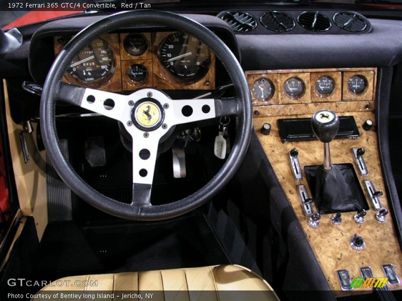 Red / Tan 1972 Ferrari 365 GTC/4 Convertible
