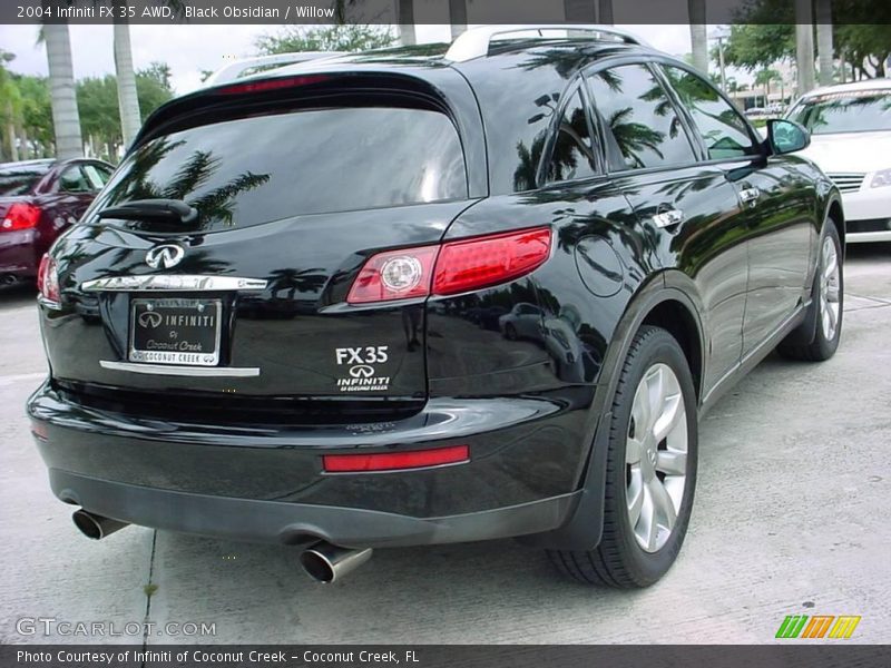 Black Obsidian / Willow 2004 Infiniti FX 35 AWD