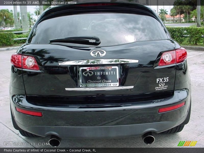Black Obsidian / Willow 2004 Infiniti FX 35 AWD