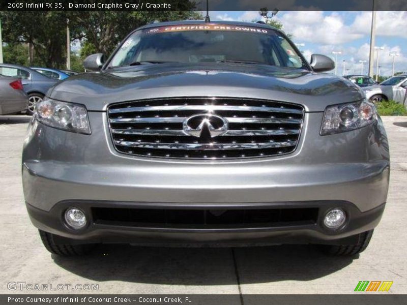 Diamond Graphite Gray / Graphite 2005 Infiniti FX 35
