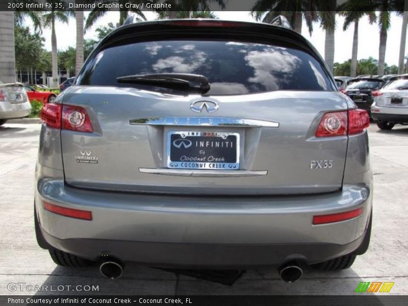 Diamond Graphite Gray / Graphite 2005 Infiniti FX 35