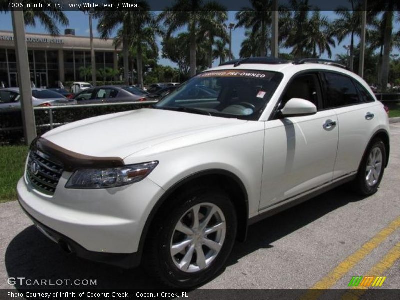 Ivory White Pearl / Wheat 2006 Infiniti FX 35
