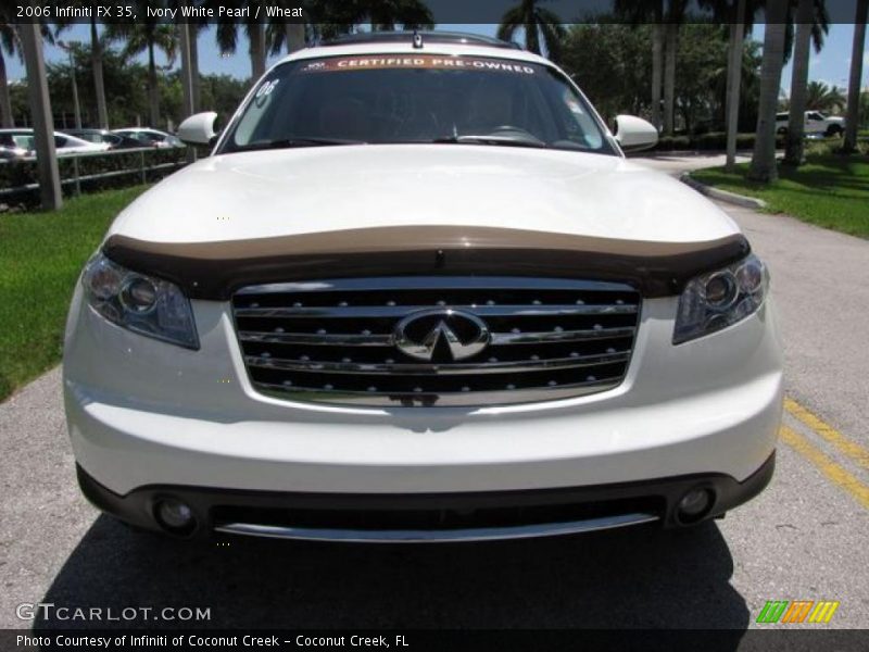 Ivory White Pearl / Wheat 2006 Infiniti FX 35