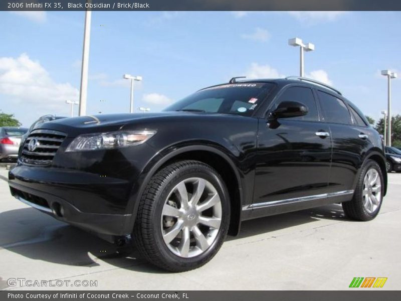 Black Obsidian / Brick/Black 2006 Infiniti FX 35