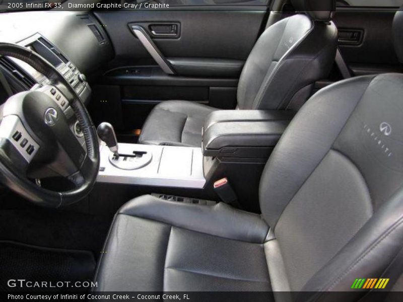 Diamond Graphite Gray / Graphite 2005 Infiniti FX 35