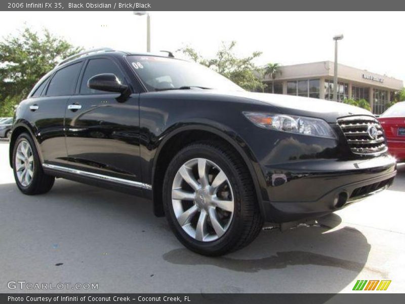 Black Obsidian / Brick/Black 2006 Infiniti FX 35