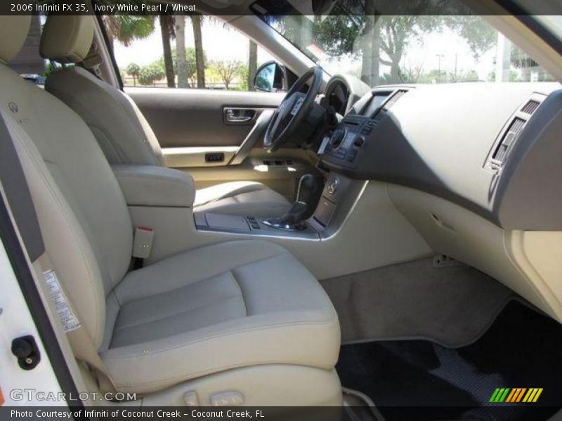 Ivory White Pearl / Wheat 2006 Infiniti FX 35