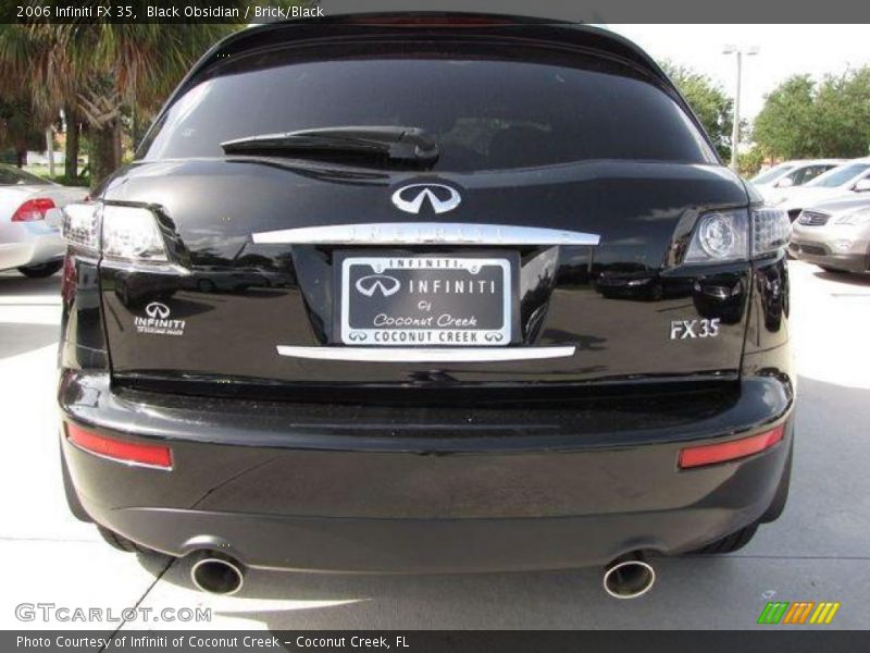 Black Obsidian / Brick/Black 2006 Infiniti FX 35