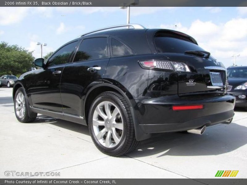 Black Obsidian / Brick/Black 2006 Infiniti FX 35