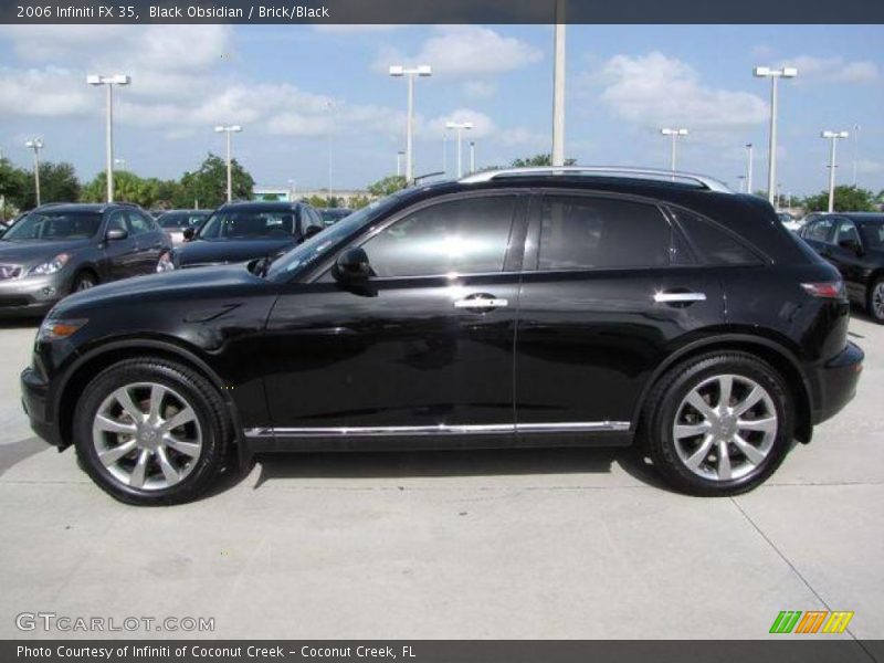 Black Obsidian / Brick/Black 2006 Infiniti FX 35