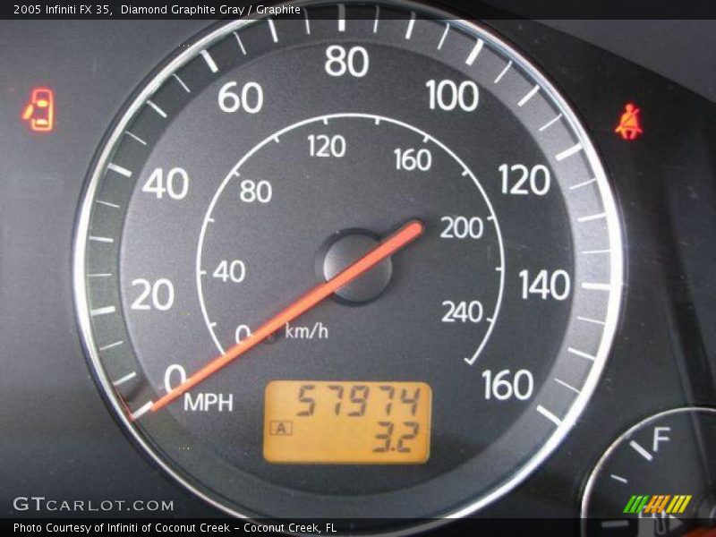 Diamond Graphite Gray / Graphite 2005 Infiniti FX 35