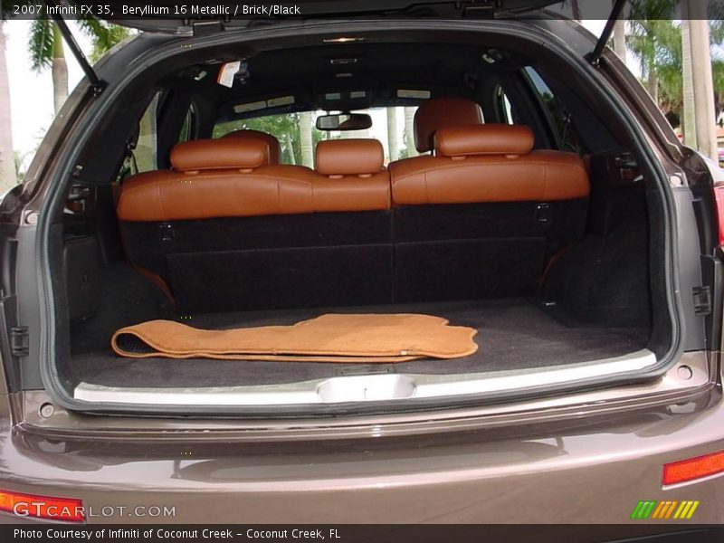 Beryllium 16 Metallic / Brick/Black 2007 Infiniti FX 35