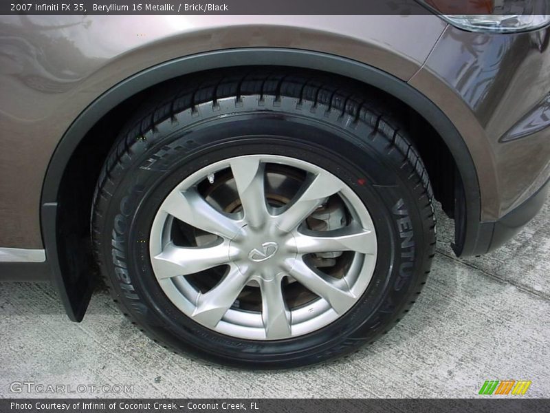 Beryllium 16 Metallic / Brick/Black 2007 Infiniti FX 35