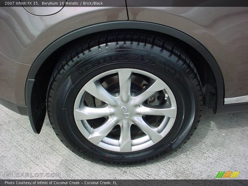 Beryllium 16 Metallic / Brick/Black 2007 Infiniti FX 35