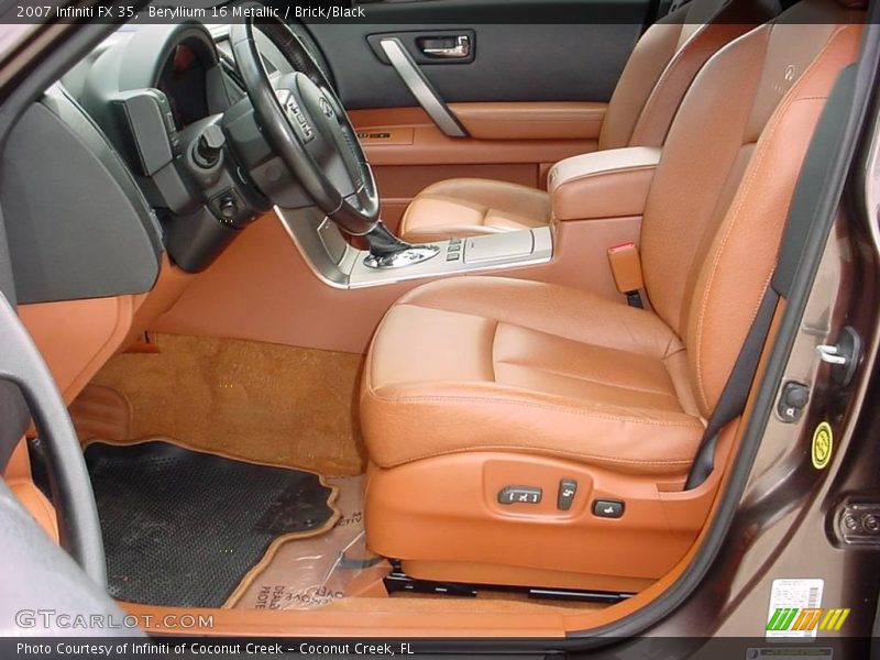 Beryllium 16 Metallic / Brick/Black 2007 Infiniti FX 35
