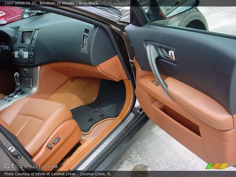 Beryllium 16 Metallic / Brick/Black 2007 Infiniti FX 35