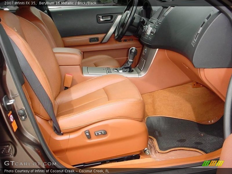 Beryllium 16 Metallic / Brick/Black 2007 Infiniti FX 35