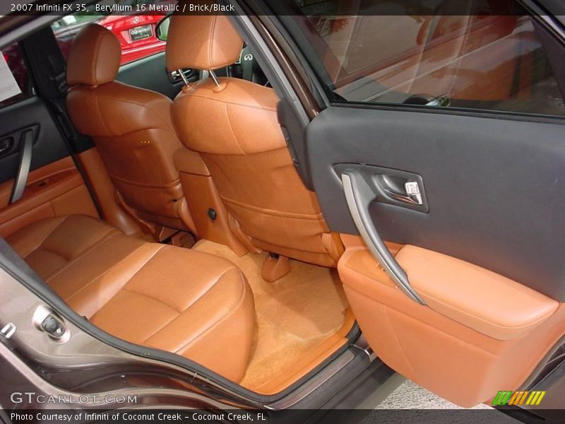 Beryllium 16 Metallic / Brick/Black 2007 Infiniti FX 35