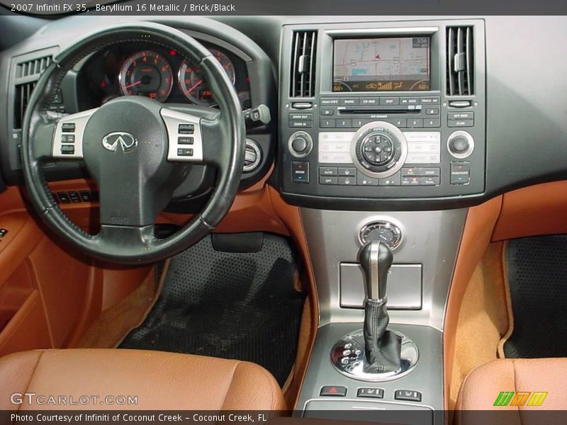 Beryllium 16 Metallic / Brick/Black 2007 Infiniti FX 35