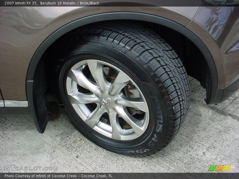 Beryllium 16 Metallic / Brick/Black 2007 Infiniti FX 35