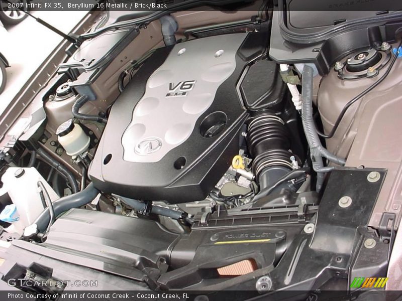 Beryllium 16 Metallic / Brick/Black 2007 Infiniti FX 35