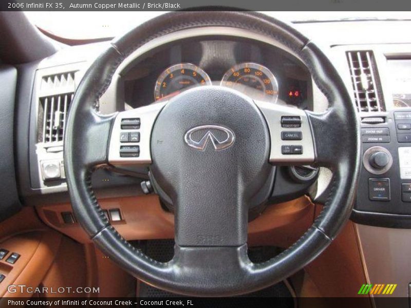 Autumn Copper Metallic / Brick/Black 2006 Infiniti FX 35