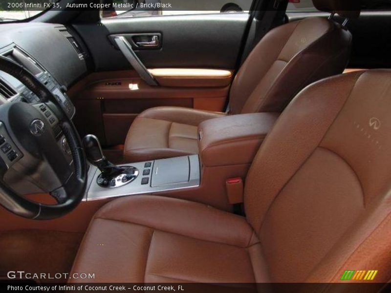 Autumn Copper Metallic / Brick/Black 2006 Infiniti FX 35