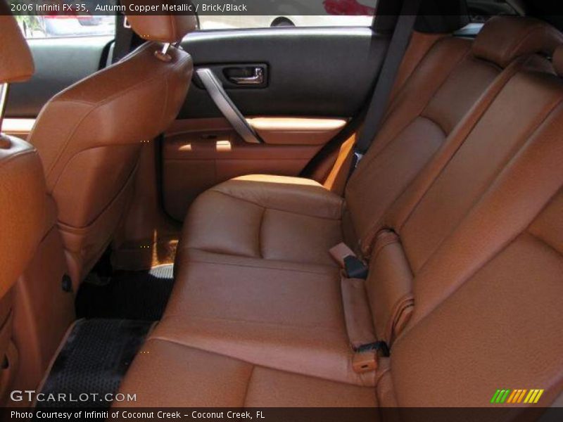 Autumn Copper Metallic / Brick/Black 2006 Infiniti FX 35