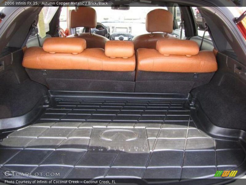 Autumn Copper Metallic / Brick/Black 2006 Infiniti FX 35
